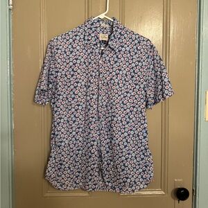 Floral J. Crew Collared Shirt